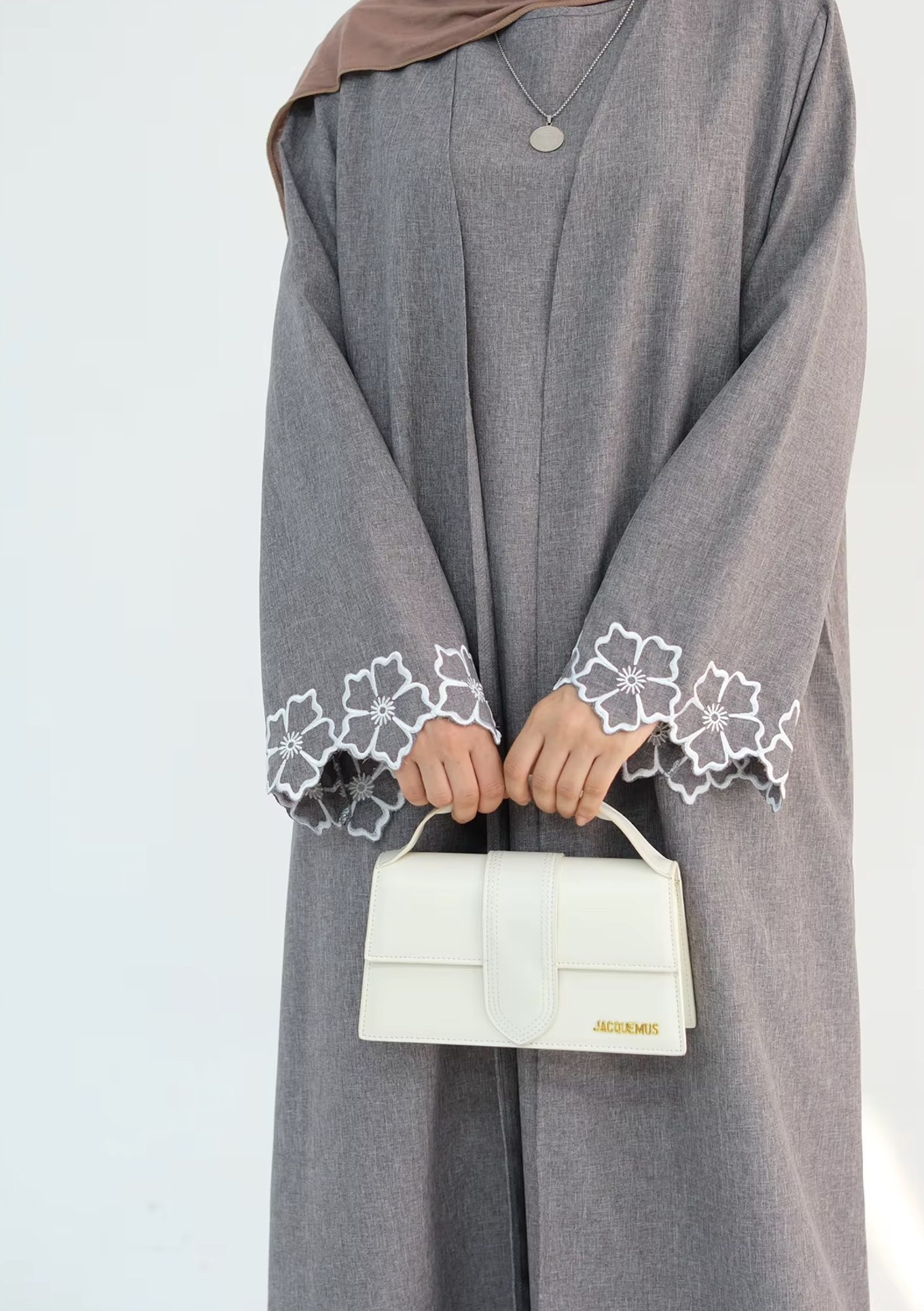 Floral Embroidered Abaya