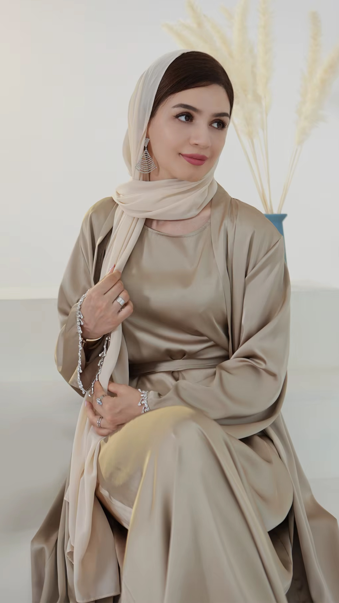Satin Luxury Abaya