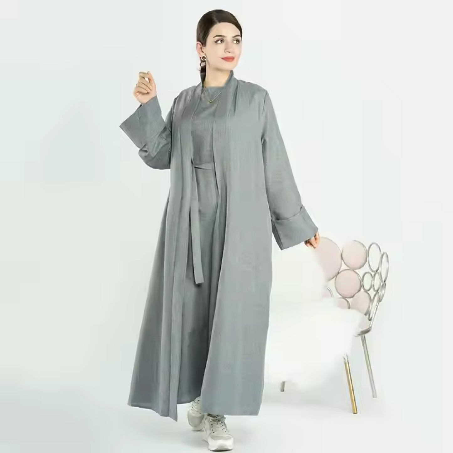 Neutral-Toned Abaya