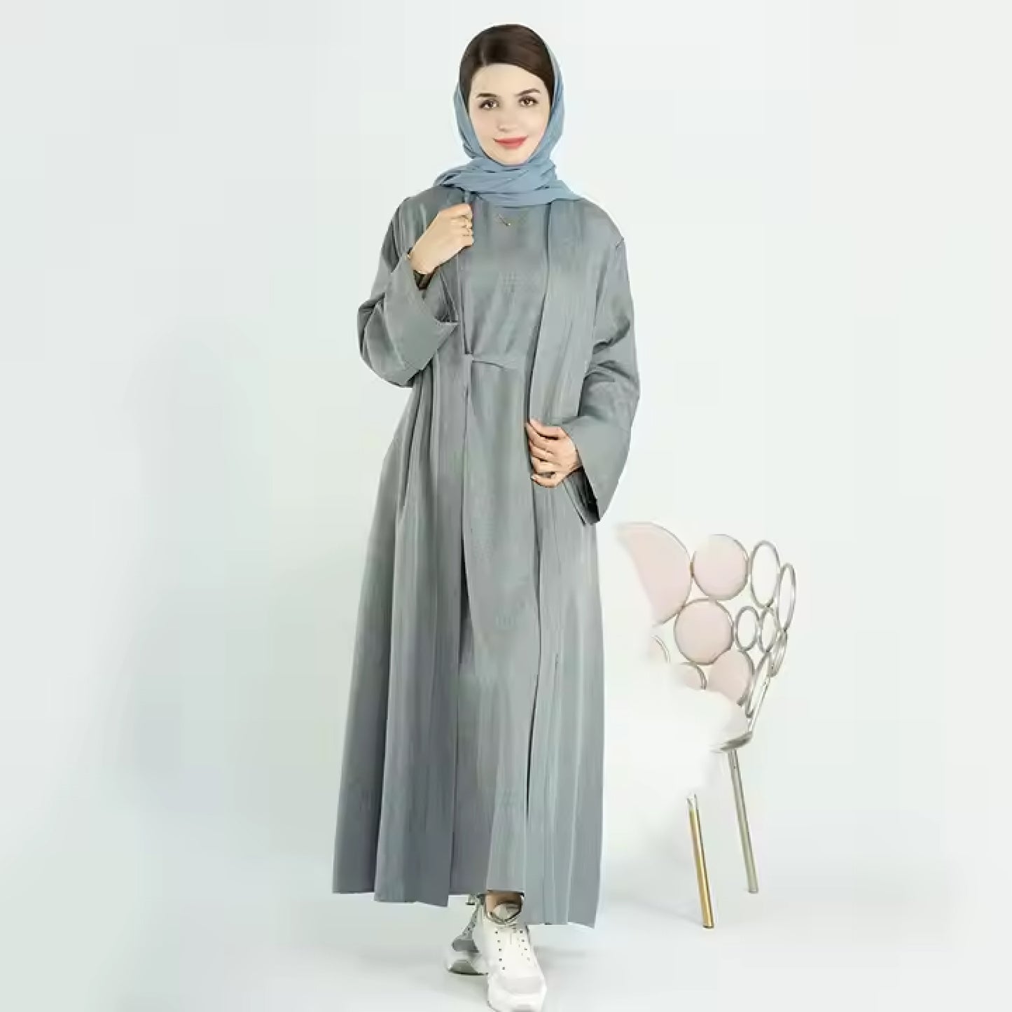 Neutral-Toned Abaya